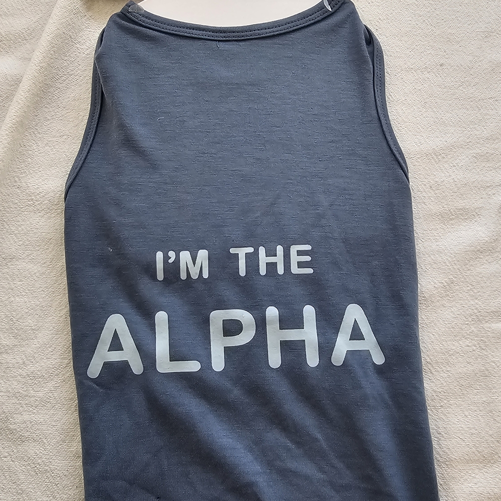 New with tag, Boots & Barkley Small 'I'm the Alpha' Tank Top